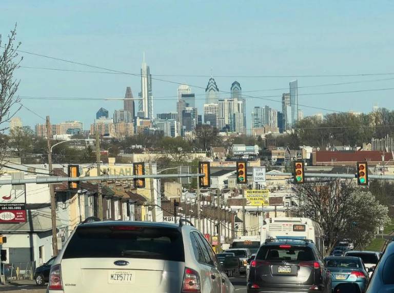 $!Vista de Filadelfia desde Lancaster Avenue