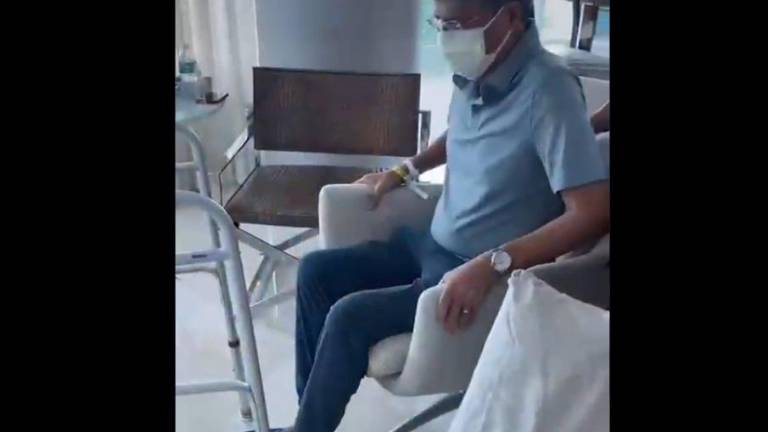 Dan detalles sobre el proceso de rehabilitación física del presidente Lasso