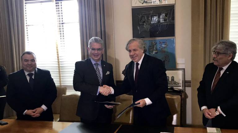 OEA y Gobierno firman acuerdo para observación electoral