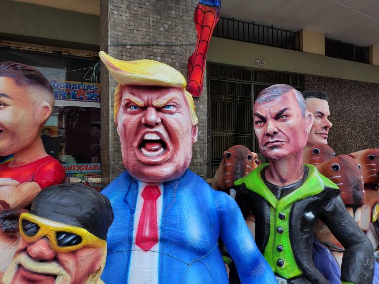 $!Monigote del presidente de Estados Unidos, Donald Trump.