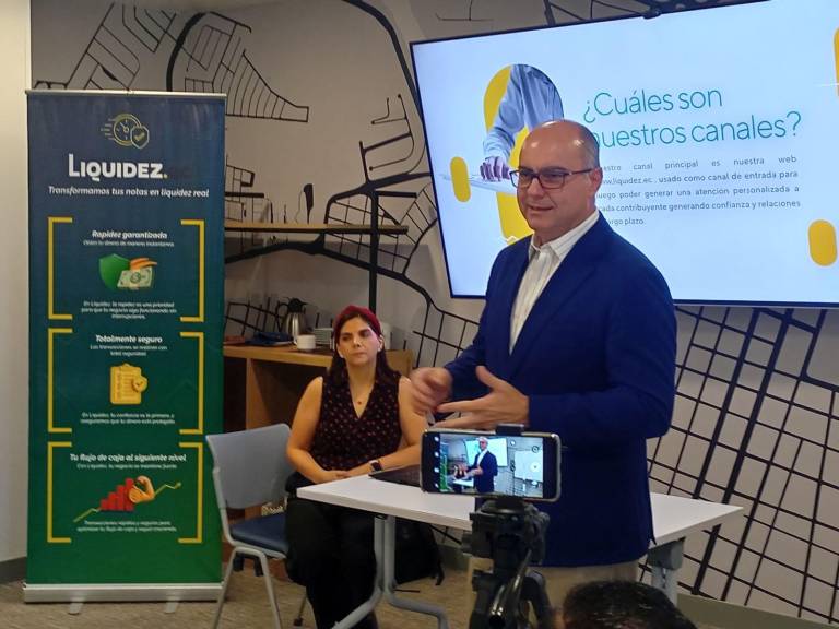 $!Gianpaolo Lauri, gerente general de Liquidez.ec, afirma que de enero a octubre de 2025 realizaron 4.352 operaciones de adquisición de notas desmaterializadas.