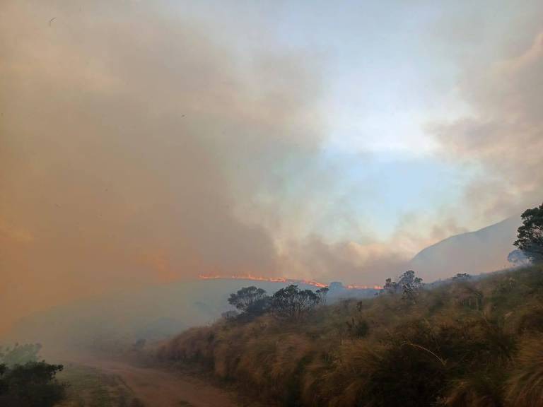 $!Incendio en el Parque Nacional Cayapas.