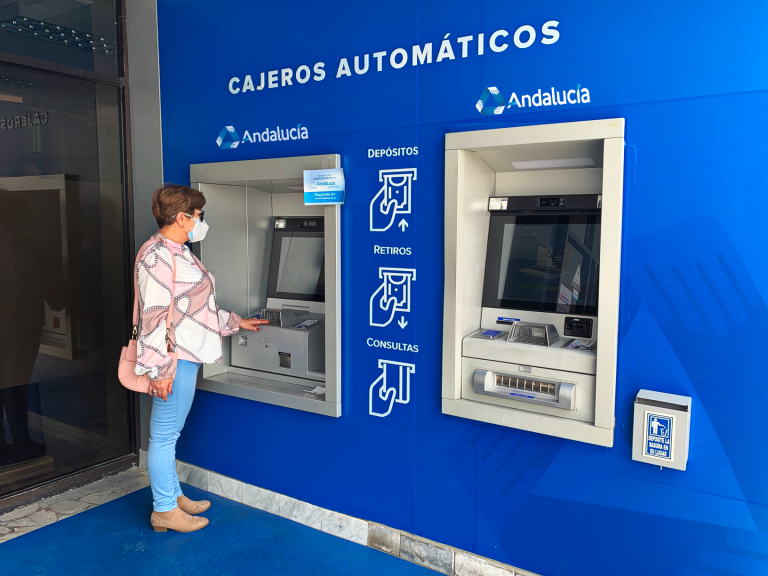 $!Los nuevos ATMs de Andalucía ofrecen mayores resguardos de seguridad en su infraestructura física.