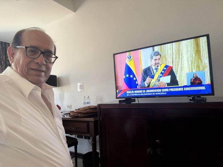 $!Eduardo Franco Loor asegura que viajó a Venezuela con fines académicos.