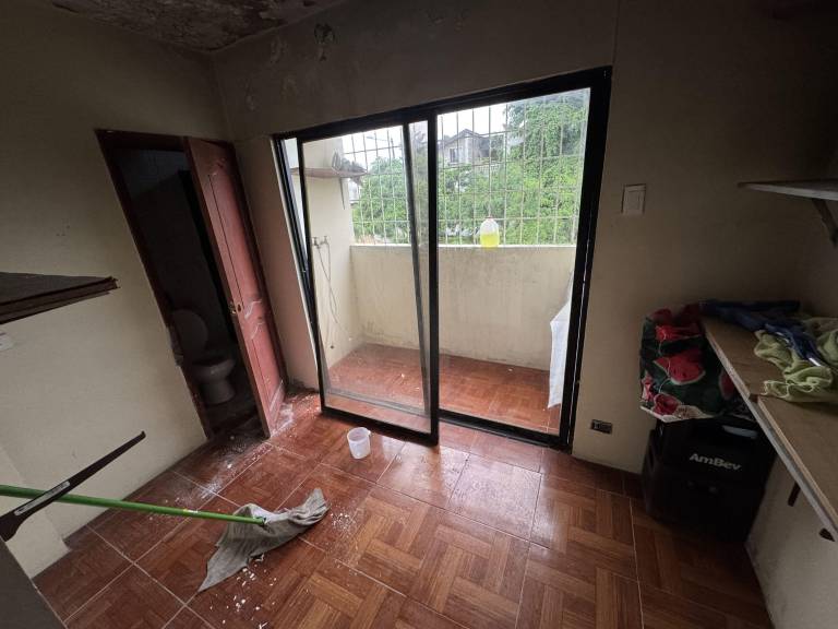 $!Parte cercana al balcón de la casa.