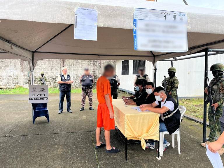 $!Alrededor de 1.146 presos ejercieron su derecho al voto en Ecuador.