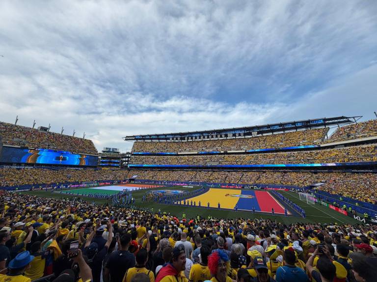 $!Hinchas en el partido entre Ecuador y Costa de Marfil en el Mundial 2026.