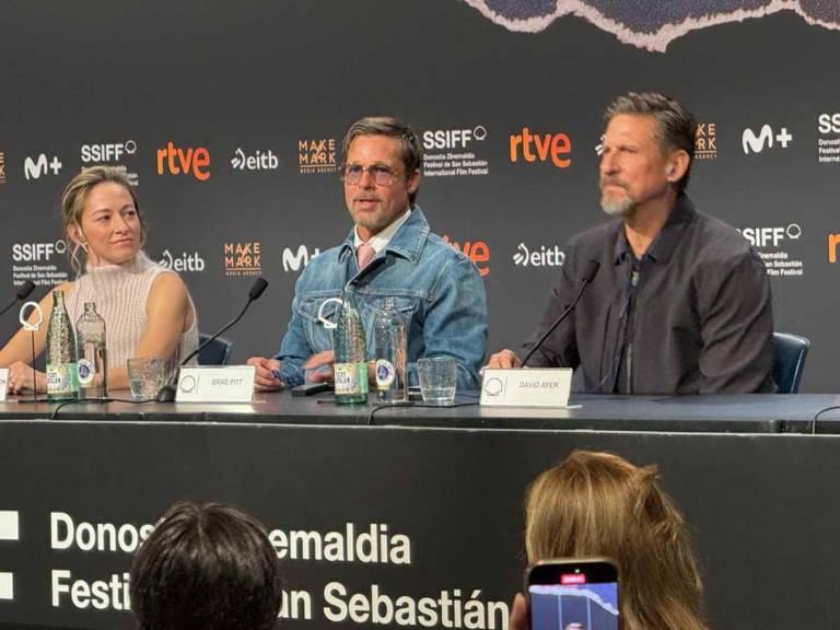$!Brad Pitt en el festival Santa Sebastián.
