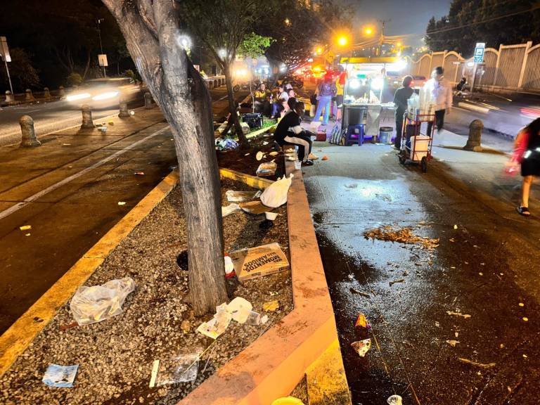 $!Basura regada en la avenida Barcelona.
