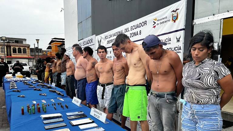 Aprehendidos en el Operativo Apolo 26.