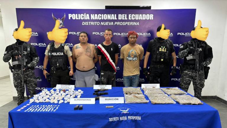 Capturan a alias ‘Teniente’ 'Wiwi', cabecilla de facción de Los Choneros, y allanan centro criminal en Guayaquil