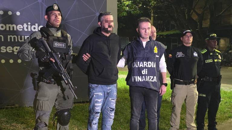 Colombia detiene a supuesto cabecilla de mafia italiana que llevaba varios años radicado en Guayaquil