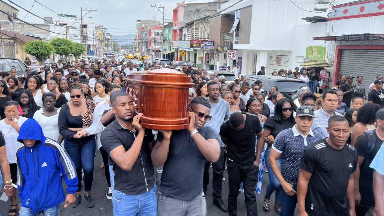 La despedida de Lorenzo Martínez, primo asesinado del exfutbolista Frickson Erazo