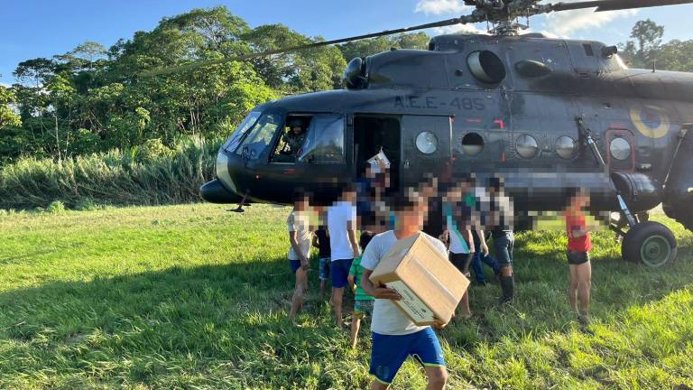 Accidente de helicóptero en la provincia de Pastaza.