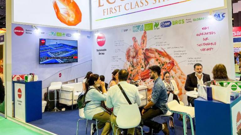 Camarón ecuatoriano se promociona en Singapur