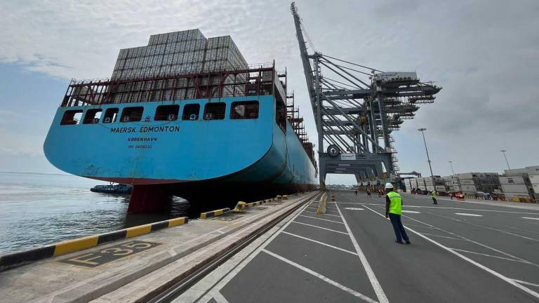 El primer buque de la naviera danesa atracó el 6 de diciembre en el puerto de Posorja, el cual está concesionado a DP World.