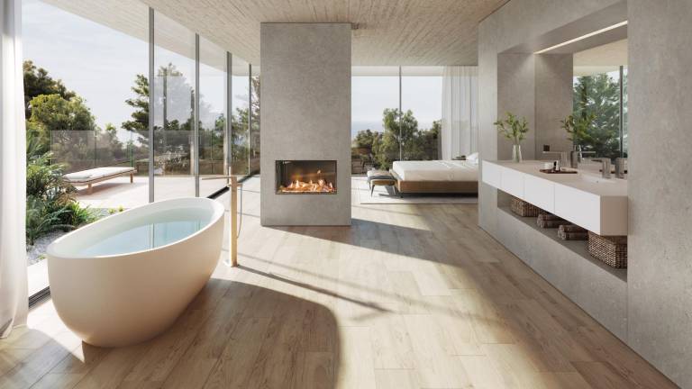 El estilo wellness, natural y ecléctico se impone en los ambientes de baño