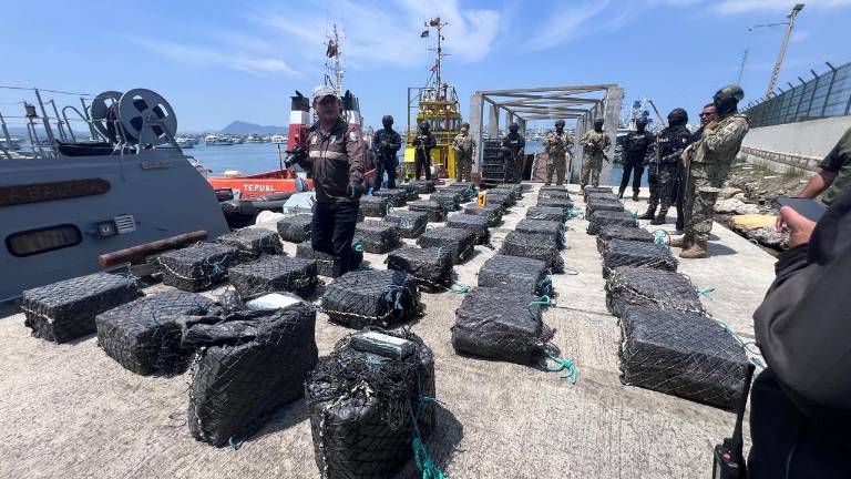 Casi dos toneladas de droga capturadas cerca de Manta pertenecían al cartel mexicano