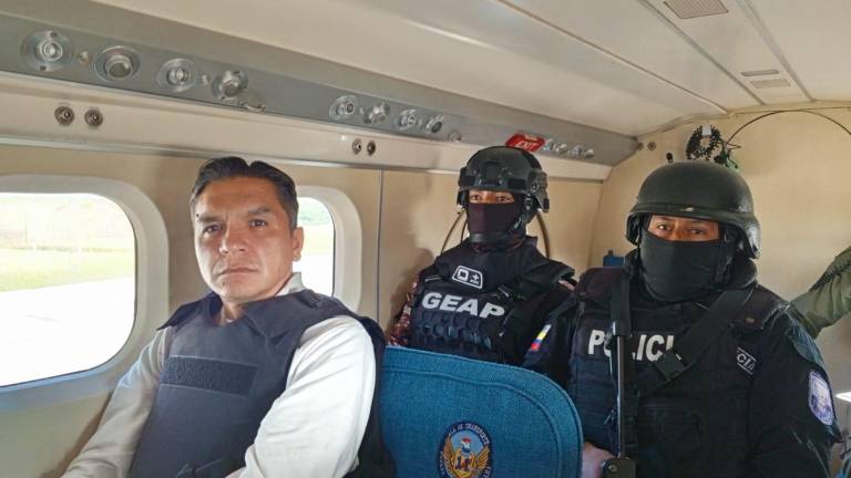 Wilman Terán fue trasladado, en un avión de la FAE, a la cárcel de máxima seguridad ubicada en Guayaquil.