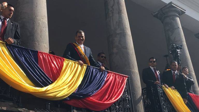 Presidente Correa participó en su última actividad pública