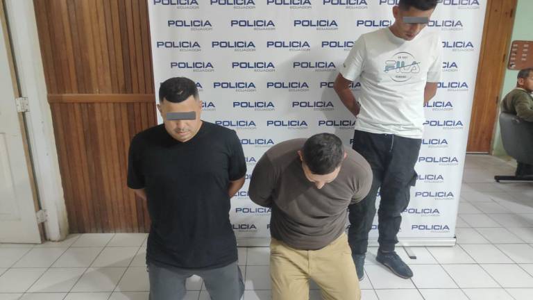 Capturan a tres miembros de 'Los Lagartos' en Montañita: uno de ellos era objetivo de intermedio valor