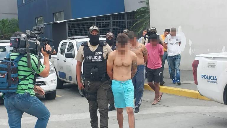 Así fue la emboscada a policías que terminó con la detención de 8 sujetos fuertemente armados en Guayaquil