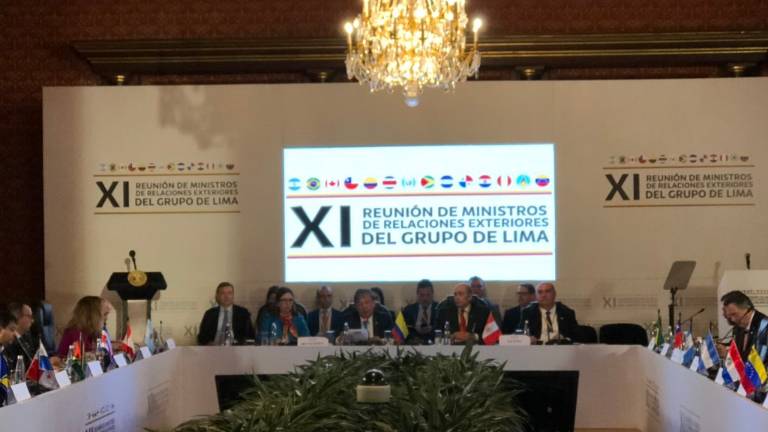 Grupo de Lima comienza reunión sobre crisis de Venezuela