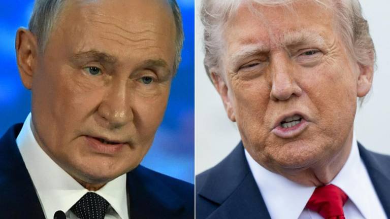 El presidente ruso, Vladímir Putin, y su homólogo de EE.UU., Donald Trump.
