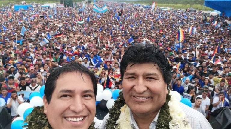 La información falsa que difundieron Evo Morales e hija de Chávez sobre las elecciones en Ecuador