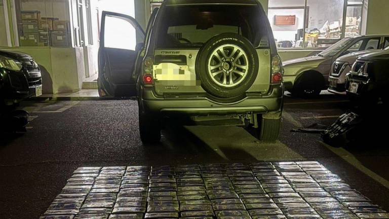 Fotografía que muestra uno de los vehículos en los que iba escondida la droga.