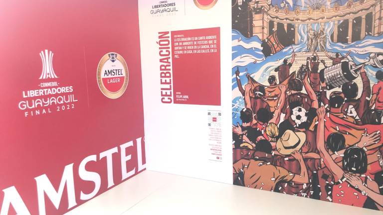 Con una galería artística arrancó la semana de la Final de la Copa Libertadores en Guayaquil