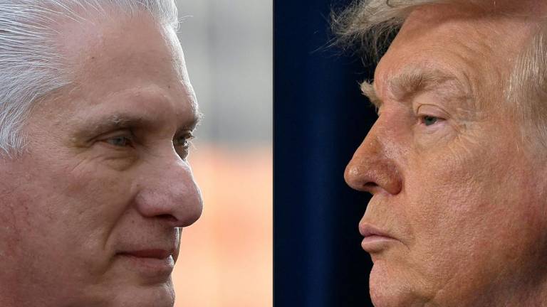 El presidente de Cuba, Miguel Díaz-Canel, y El presidente de Estados Unidos, Donald Trump.