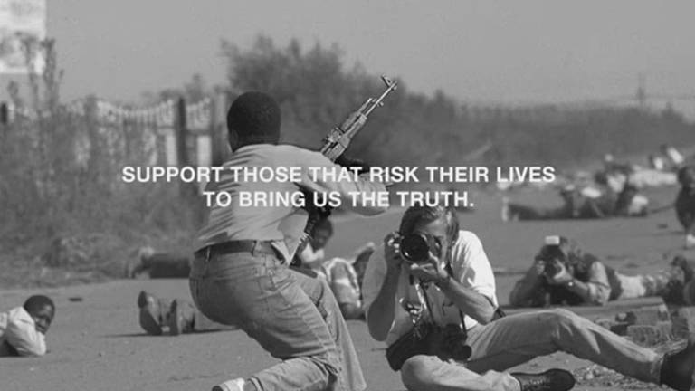 RSF defiende con un video el trabajo de los fotorreporteros de guerra