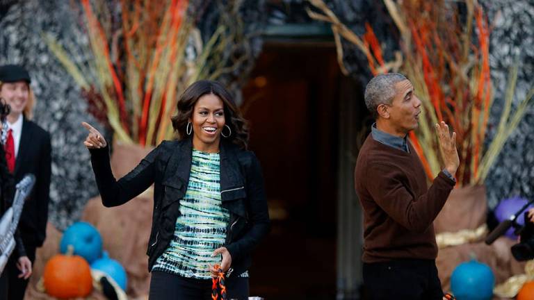 La Casa Blanca se disfraza de bosque encantado para Halloween