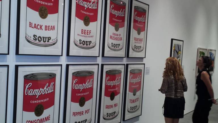 Subastan las latas de sopa Campbell de Andy Warhol
