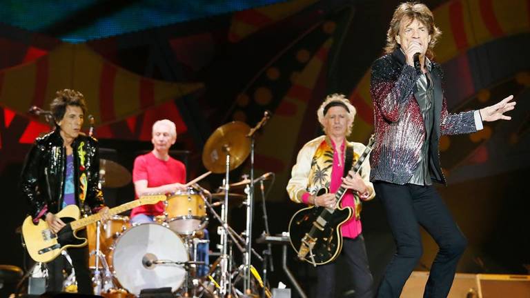 Macri recibe a The Rolling Stones en su paso por Argentina