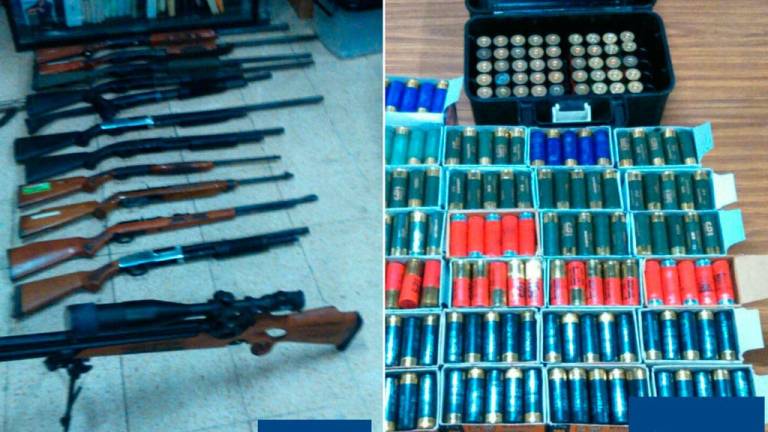 Descubren armas y municiones en una vivienda en Guayaquil