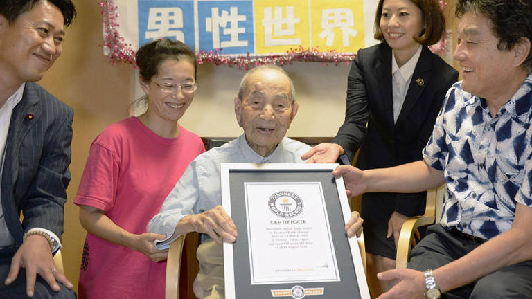 Fallece en Japón el hombre más viejo del planeta