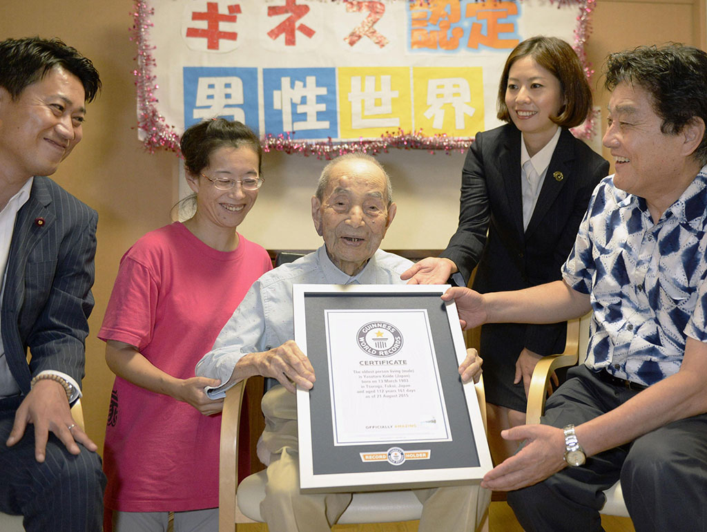 Fallece en Japón el hombre más viejo del planeta