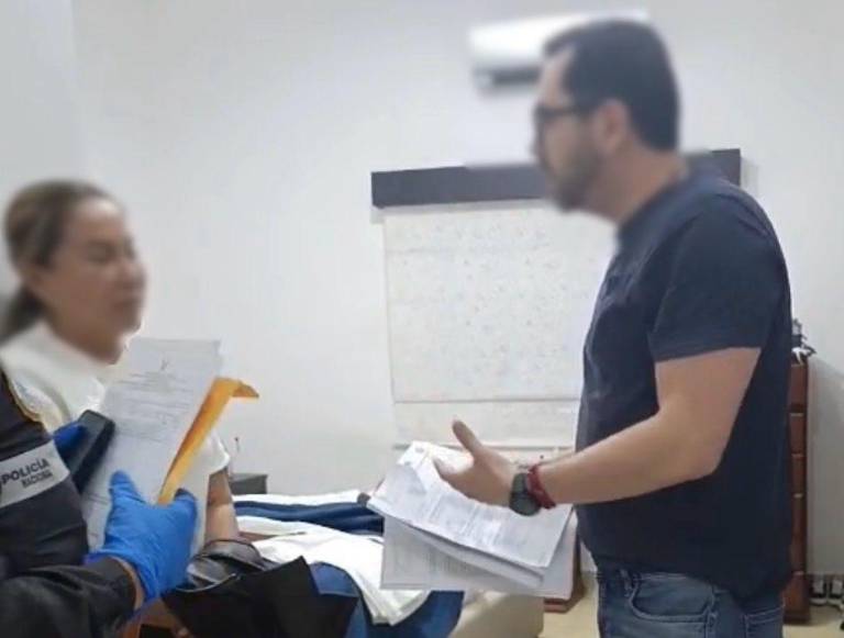 $!Detención de Ángela Plúa, alcaldesa de Jipijapa.
