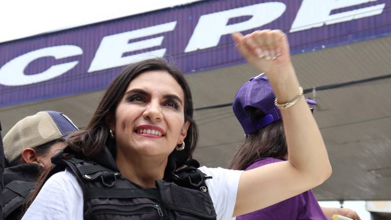 Verónica Abad, candidata a la vicepresidencia por la Alianza Democrática Nacional (ADN).