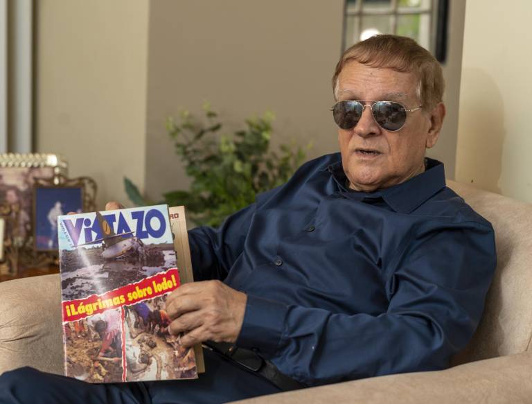 $!Germán Cruz Cárdenas, el piloto que evitó una catástrofe tras hacer una inesperada maniobra con el avión.