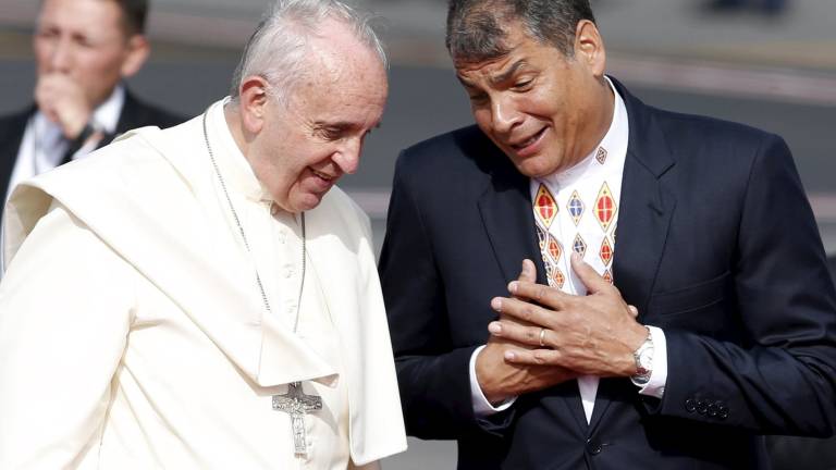 Ideología de Francisco coincide con la “Revolución Ciudadana”, según Correa