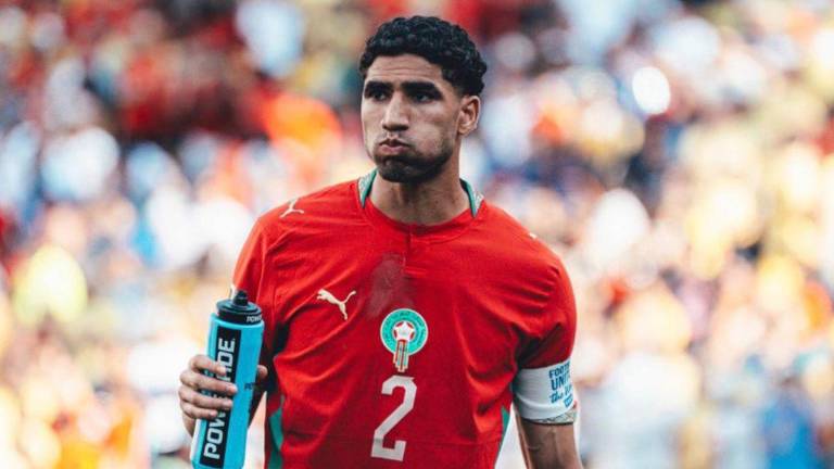 Achraf Hakimi, capitán de la selección de Marruecos.