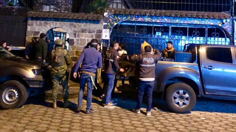 Rescate de las nueve mujeres víctimas de explotación sexual.