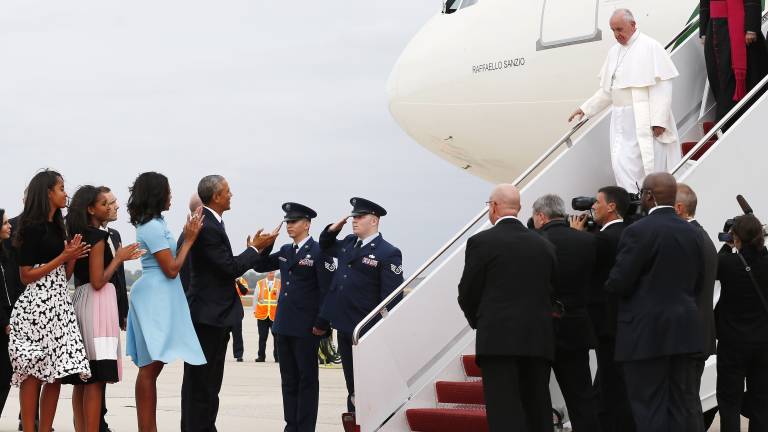 Papa Francisco inicia una histórica visita a Estados Unidos