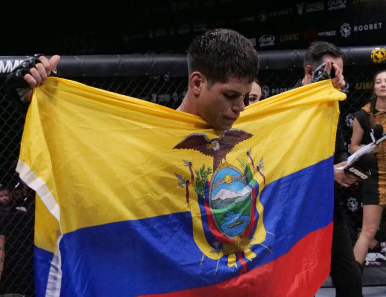 $!“En Ecuador gané cinco peleas como amateur y seis como profesional, en México vencí en mis cuatro peleas en la Liga mexicana. Son quince peleas invictas”, comentó Aaron Cañarte.