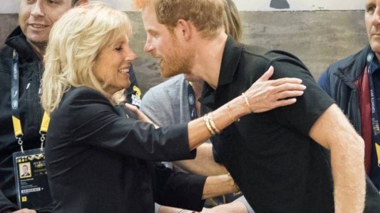 La desconocida relación entre el príncipe Harry y Jill Biden