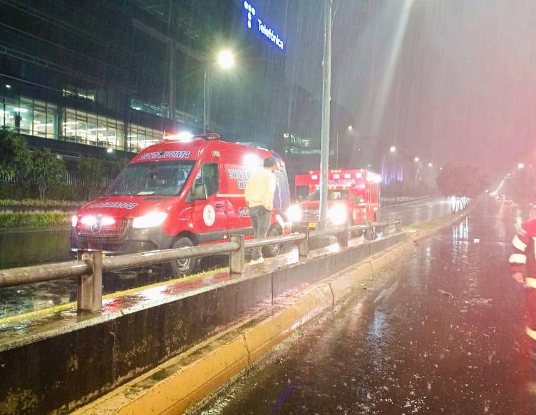 $!Fotografía que muestra la escena del accidente.