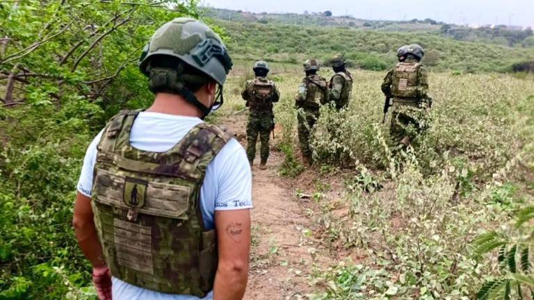Integrantes del Bloque de Seguridad llegaron al lugar tras labores de inteligencia.